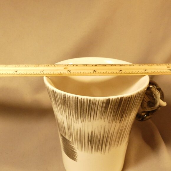 Pier 1 O Imports 3D Elephant Head Handle Coffee Tea Cup Mug 14 Oz Preowned - Picture 9 of 10